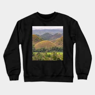 The Chocolate Hills, Carmen, Bohol, Philippines Crewneck Sweatshirt